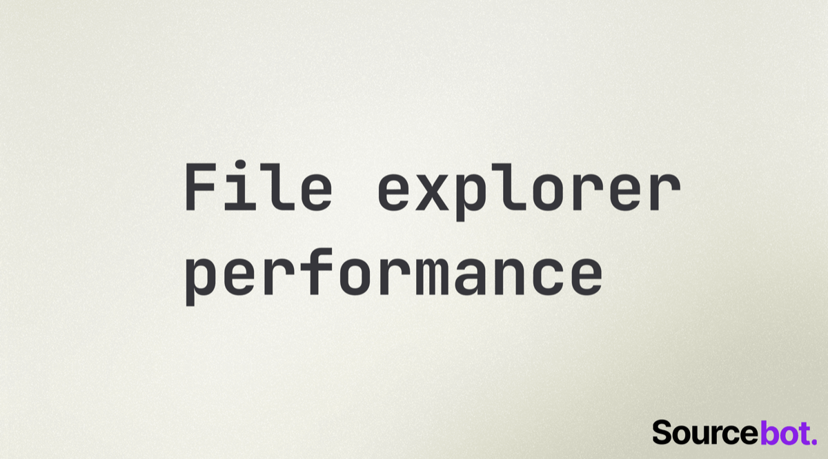 File explorer improvements